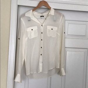 Matching silk tp with dark green embroidered skirt